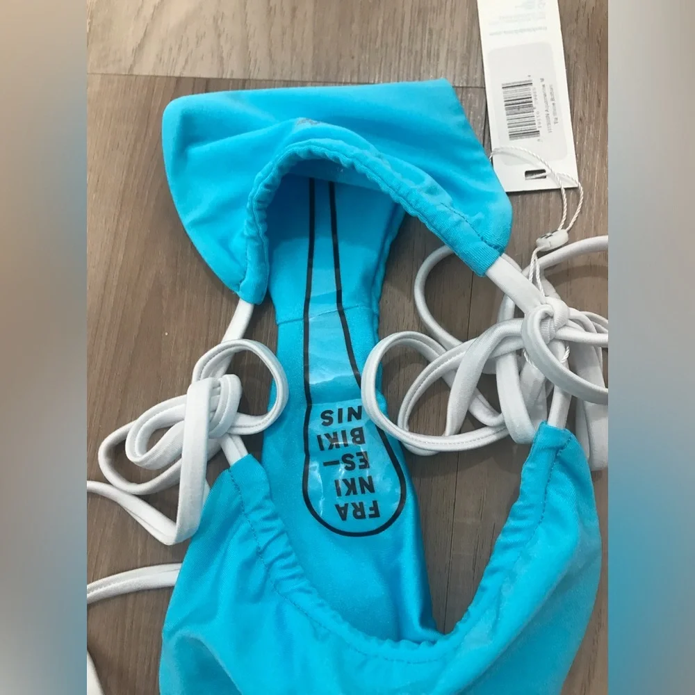 Frankies bikinis Tia Shine String Bikini Bottom